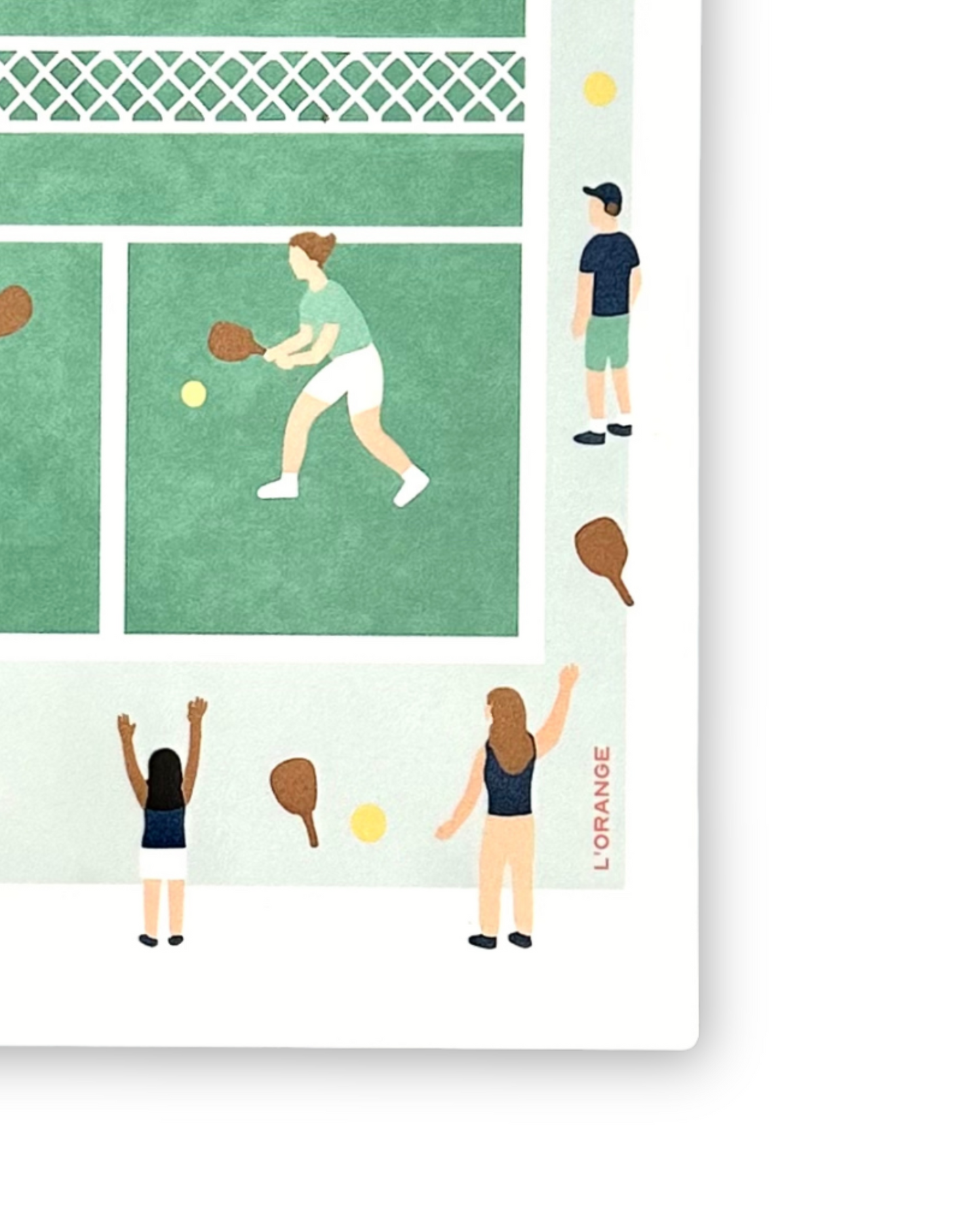 Court & Cheese – Ceramic Pickleball Cheese Board