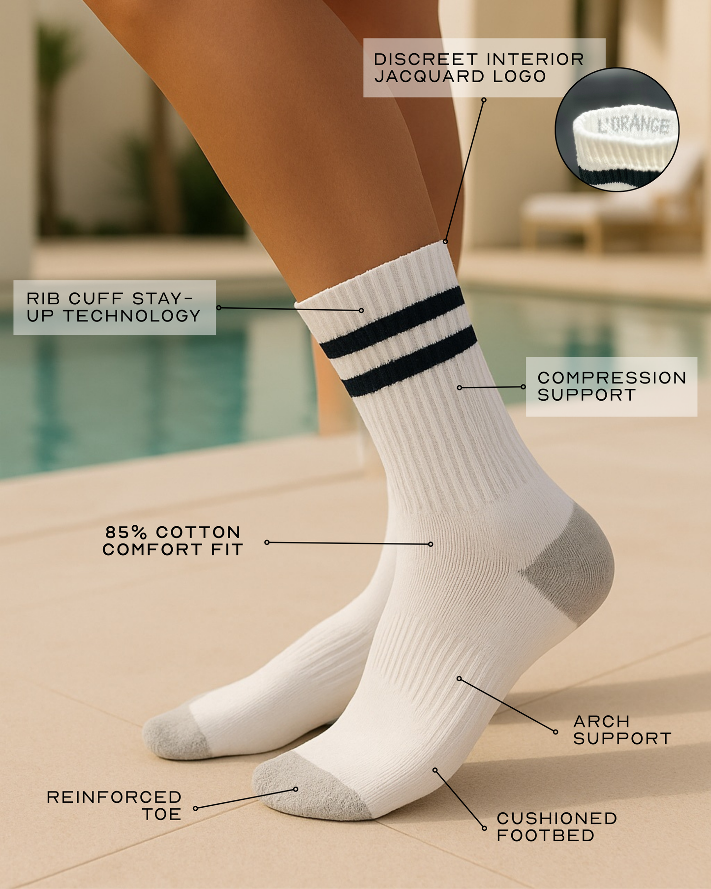 The High Crew — Retro Athletic Sock (4-Pack)