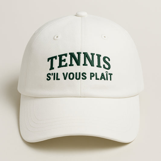 Tennis S’il Vous Plaît Cap